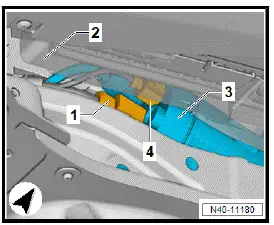 Volkswagen ID.4. Removing and installing subframe with steering rack, rear wheel drive