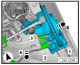Volkswagen ID.4. Removing and installing suspension strut 