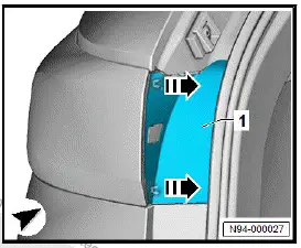 Volkswagen ID.4. Removing and installing tail light cluster [MX3]/[MX4] 