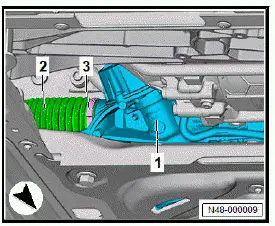 Volkswagen ID.4. Removing and installing track rod