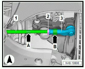 Volkswagen ID.4. Removing and installing track rod ball joint