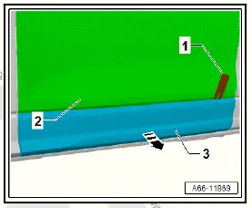 Volkswagen ID.4. Removing and installing trim cover for front door