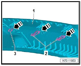Volkswagen ID.4. Removing and installing upper A-pillar trim