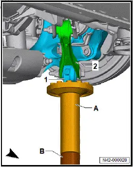 Volkswagen ID.4. Removing and installing upper front suspension link