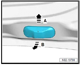 Volkswagen ID.4. Removing and installing washer jets 