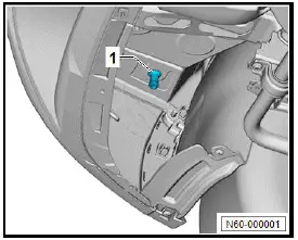 Volkswagen ID.4. Cleaning water drain hoses