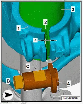 Volkswagen ID.4. Removing and installing wheel bearing housing