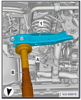 Volkswagen ID.4. Removing and installing wheel bearing housing 