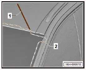 Volkswagen ID.4. Removing and installing windscreen 