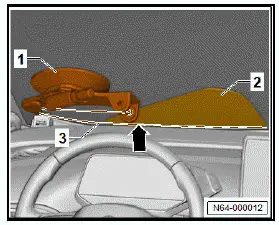 Volkswagen ID.4. Removing and installing windscreen 