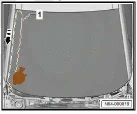 Volkswagen ID.4. Removing and installing windscreen 