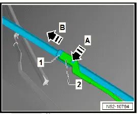 Volkswagen ID.4. Removing and installing wiper blade 