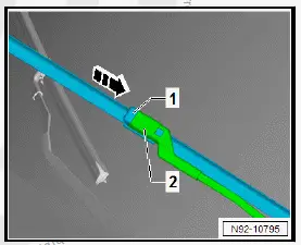Volkswagen ID.4. Removing and installing wiper blade 