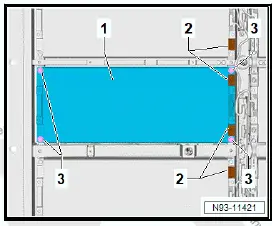 Volkswagen ID.4. Removing battery module