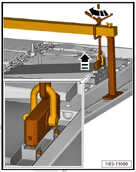 Volkswagen ID.4. Removing battery module