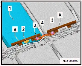 Volkswagen ID.4. Removing battery module