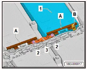 Volkswagen ID.4. Removing battery module