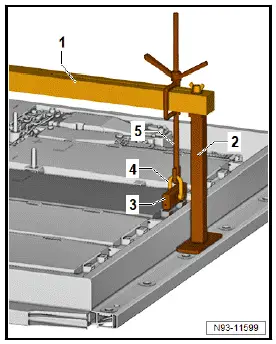 Volkswagen ID.4. Removing battery module