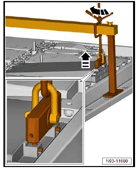 Volkswagen ID.4. Removing battery module