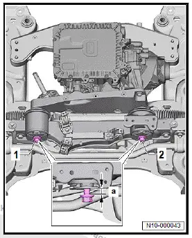 Volkswagen ID.4. Removing front motor, right-hand drive vehicles