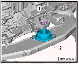 Volkswagen ID.4. Removing front motor, right-hand drive vehicles