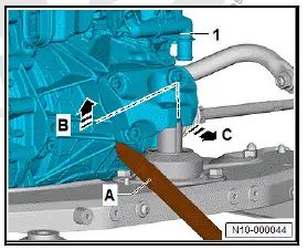 Volkswagen ID.4. Removing front motor, right-hand drive vehicles