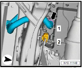 Volkswagen ID.4. Removing rear motor