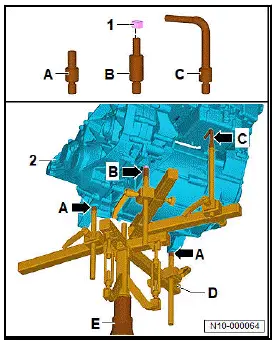 Volkswagen ID.4. Removing rear motor
