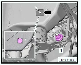 Volkswagen ID.4. Removing rear motor