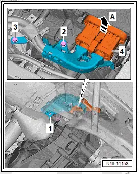 Volkswagen ID.4. Removing rear motor