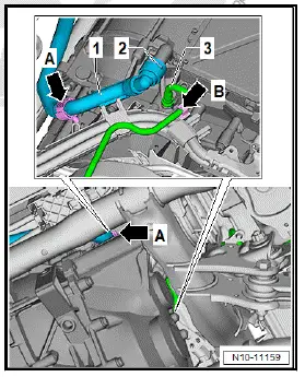 Volkswagen ID.4. Removing rear motor