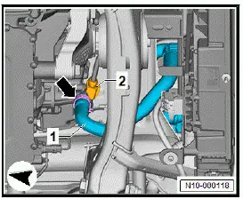 Volkswagen ID.4. Removing rear motor