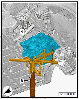 Volkswagen ID.4. Removing rear motor