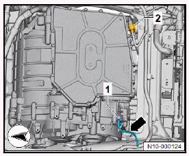 Volkswagen ID.4. Removing rear motor
