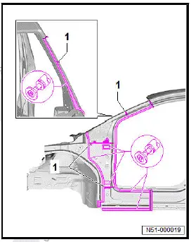 Volkswagen ID.4. Renewing A-pillar 