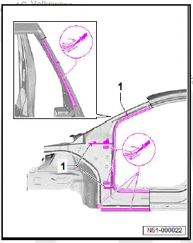 Volkswagen ID.4. Renewing A-pillar 