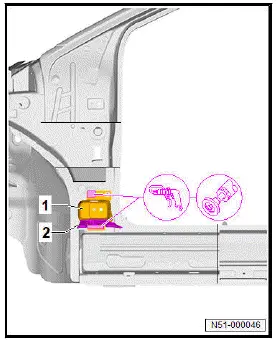 Volkswagen ID.4. Renewing A-pillar reinforcement, part section