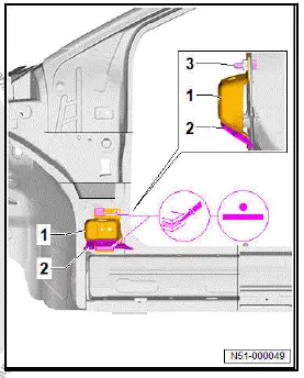 Volkswagen ID.4. Renewing A-pillar reinforcement, part section