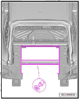 Volkswagen ID.4. Renewing centre luggage compartment floor