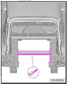 Volkswagen ID.4. Renewing centre luggage compartment floor