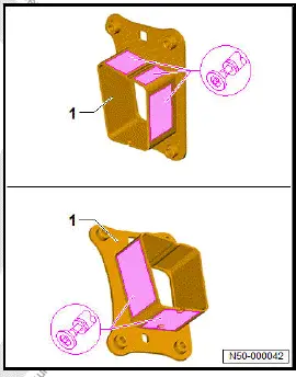 Volkswagen ID.4. Renewing front left longitudinal member, part section (2nd separating cut)