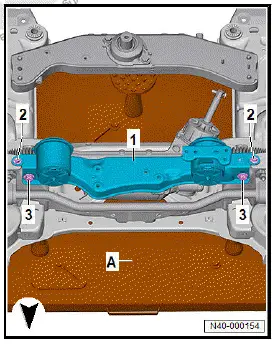 Volkswagen ID.4. Renewing front motor mounting, all-wheel drive
