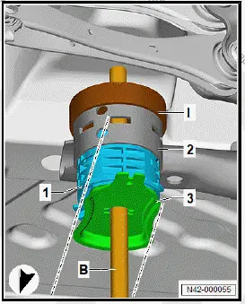 Volkswagen ID.4. Renewing front subframe mountings