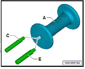 Volkswagen ID.4. Renewing front suspension link bush