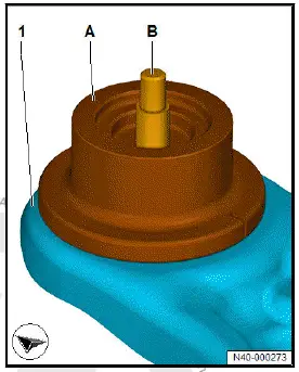 Volkswagen ID.4. Renewing front suspension link bush