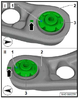 Volkswagen ID.4. Renewing front suspension link bush