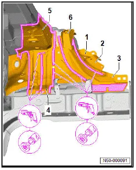 Volkswagen ID.4. Renewing front wheel housing