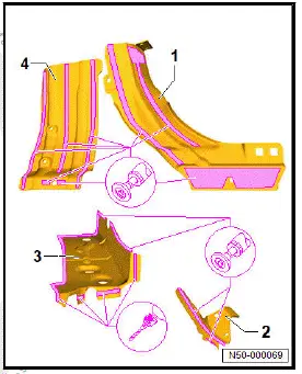 Volkswagen ID.4. Renewing front wheel housing