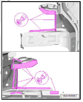 Volkswagen ID.4. Renewing front wheel housing (part section)