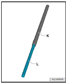 Volkswagen ID.4. Renewing gearbox/transmission unit mounting